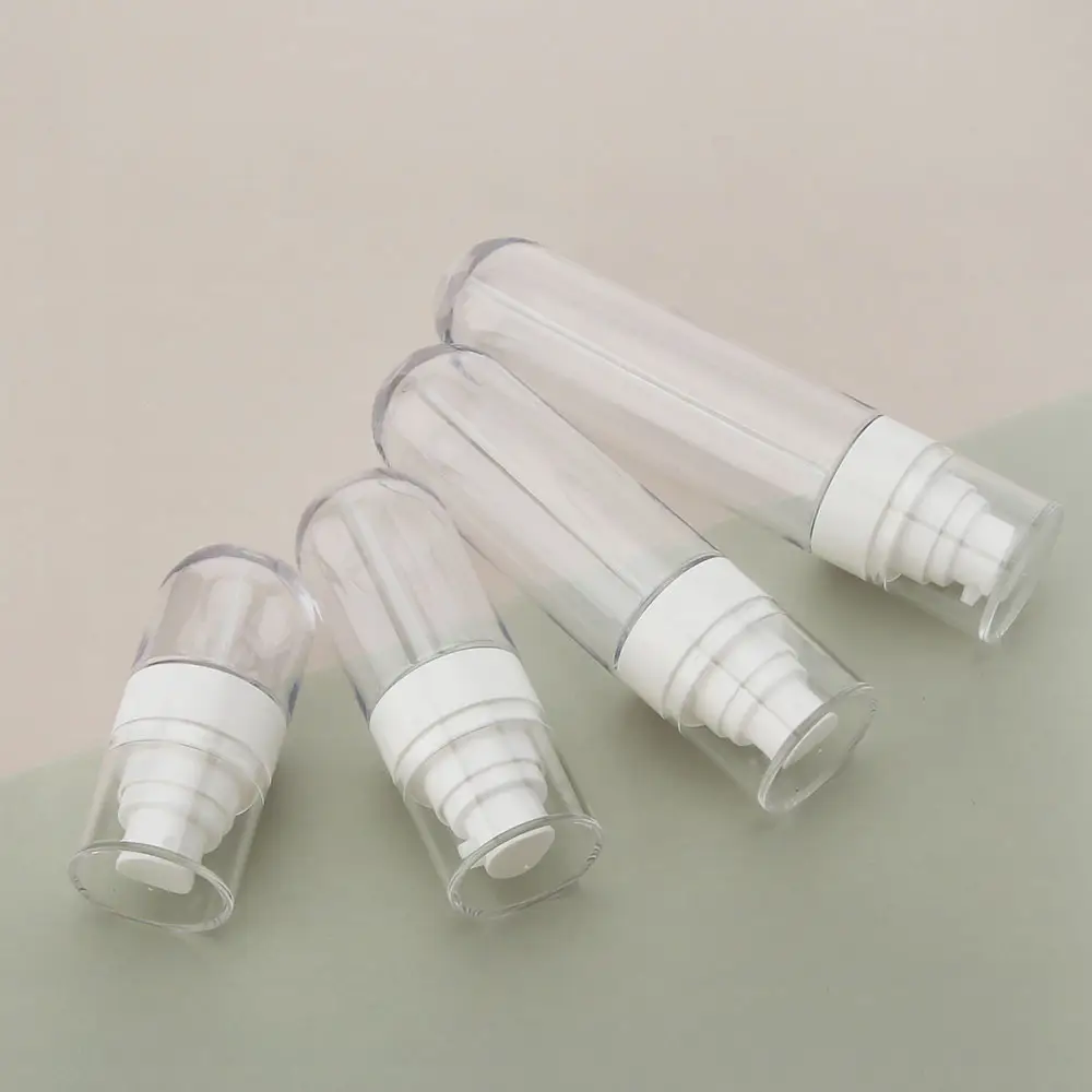 Empty PET Inverted Spray Bottle 30ml 50ml 80ml 100ml Travel Cosmetic Plastic Bottle Portable Fine Mist Spray Pump