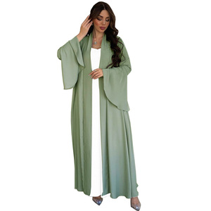Nouvelle robe modeste de luxe faite à la main à Dubaï, dégradé multicolore, robe musulmane pour femmes, <span class=keywords><strong>cardigan</strong></span> ample - Product Image 5