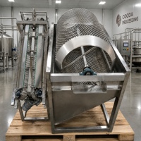 300-400kg/uur Hoge Efficiëntie Cacaoboonkraker Professionele Cacaovruchtenopener met Bonenseparator voor de Boerderij