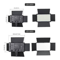 Lampe Panneau LED Professionnelle 35W 40W U600 U800 pour Éclairage Vidéo TikTok YouTube Gaming Studio Diffusion en Direct
