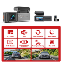 Caméra embarquée 4K avant et arrière Full HD, caméra de voiture, dashcam AI 4K, caméra étanche pour voiture