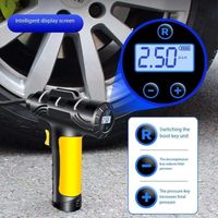 Pompe à air électrique portable WZAUTO pour pneus de voiture, pompe à air rapide pour voitures, motos, surveillance de la pression des pneus