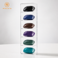 Étui à lunettes rigide ovale brillant et scintillant, anti-rayures, avec logo personnalisé, multicolore, vente en gros
