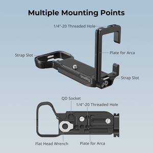 Support en L SmallRig pour <span class=keywords><strong>Sony</strong></span> A7C II A7CR Alpha <span class=keywords><strong>7C</strong></span> II 7CR compatible Arca, fixation rapide pour prise de vue horizontale et verticale sur trépied - Product Image 6