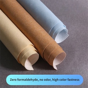 Modern hoogwaardig waterdicht milieuvriendelijk antistatisch hotel behang linnen stof naadloze satijnen textuur slaapkamer hal woonkamer - Product Image 2