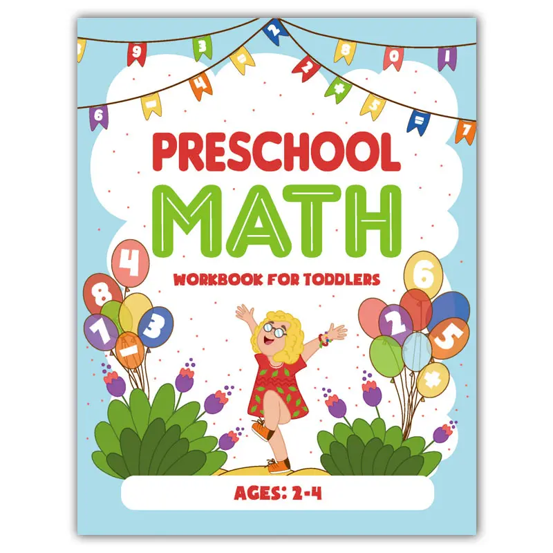 Детская одежда для маленьких детей дошкольного образования Книжная математическая тетрадь для упражнений обучения книги для детей