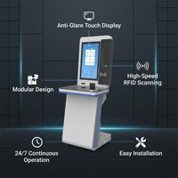 Kioscos de Autopago para Bibliotecas HAUMR, Sistema Inteligente para Bibliotecas con Registro/Salida Simultánea de 5-10 Artículos