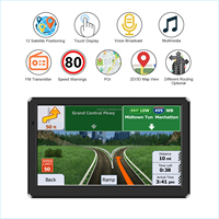 Navegación GPS para coche de 7 pulgadas FM Europa América del Sur EE. UU. Oriente Medio Mundo Sat Nav Camión RV Motocicleta Actualizaciones de mapas gratuitas de por vida