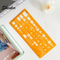 Règle droite Shenkir 20 cm en plastique, gabarit de dessin, outil géométrique pour étudiants, fournitures scolaires et de bureau