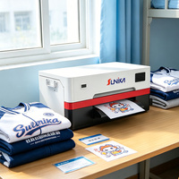Nouvelle imprimante DTF SUNIKA Epson F1080 A3 2026 pour sacs en toile, entreprise à domicile, impression de t-shirts, impression directe sur film