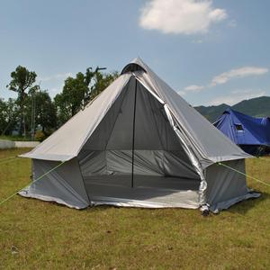 Tente <span class=keywords><strong>yourte</strong></span> pour 8 personnes avec véranda, moustiquaire intégrée, haute imperméabilité, pour camping, avec poêle, en PVC transparent - Product Image 4