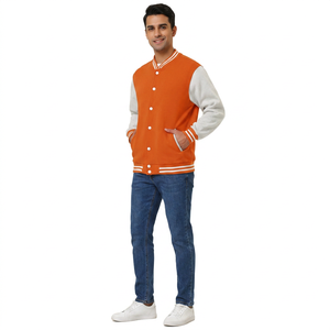 New High Streetwear <b>Slim</b> <b>Fit</b> Varisty <b>Jacket</b> for Men Best Design Winter High Quality Style Regular Length FINER THREADS Stand - Product Image 1