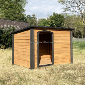 Caseta para Perros de Exterior EN STOCK SDD007M, Caseta de Madera con Techo Impermeable para Perros, Casa Premium para Perros - Product Image 5