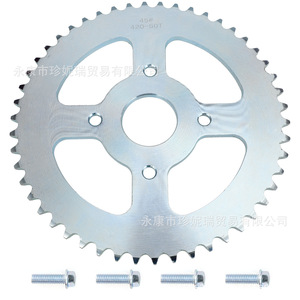 Coleman 420 Chain <b>Sprocket</b> 50 Tooth 40mm Bore Steel Roller For BT200X Repair - Product Image 2