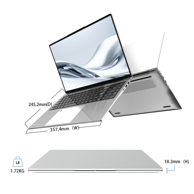 A Brand-new 16-inch Intel N95 Quad-core Laptop, Equipped with Win 11 System English Keyboard, 16GB RAM Suitable for Business Use