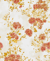 Papier peint floral de luxe imperméable et ignifuge de haute qualité 2026 Guangzhou pour la décoration de la maison et des hôtels