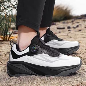 Outdoor Hiking <b>Shoes</b> for Men Thick Soled <b>Height</b> <b>Increasing</b> Sporty Casual Lightweight Breathable Lace-up Closure All Seasons - Product Image 2