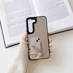 เคสโทรศัพท์มือถือกระจกลายที่กำหนดเองได้รับความนิยมสำหรับ Samsung S20 FE <span class=keywords><strong>สี</strong></span>ดำและสีเงิน2-in-1ฝาครอบป้องกันกระจกสำหรับ Galaxy A22 - Product Image 4