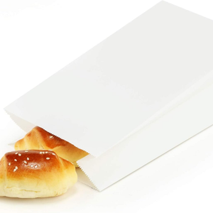 Custom Logo Oil-Proof Waterproof Fade Resistant Greaseproof Paper Bags Carry Bag for Bread Cookies <b>Snacks</b> French Fries - Product Image 4