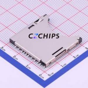 HYC33-SD11-288 SD Card / Memory Card Connector SMD Connector Self-Return Type Standard SD Card Card Holder With - Product Image 1