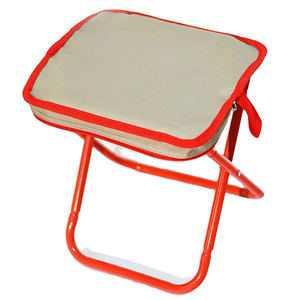 Creative Mini Chair <b>Stool</b> Foldable Pencil Bag Outdoor Hiking Durable Flap Pocket Hand <b>Stool</b> Bag - Product Image 1