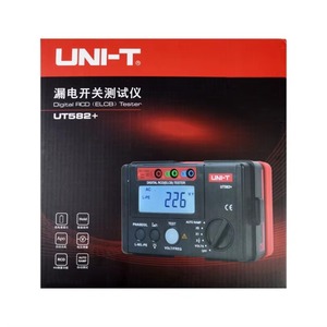 เครื่องทดสอบ RCD ELCB ดิจิตอล UNI-T UT582+ พร้อมระบบ AUTO RAMP สำหรับทดสอบวงจรป้องกันไฟรั่ว - Product Image 3
