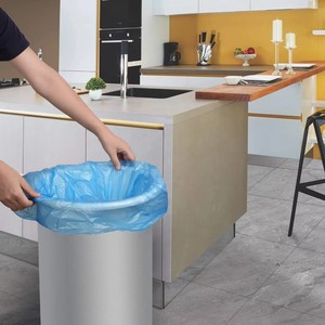 Bolsas de Basura de Plástico Azul <span class=keywords><strong>Klein</strong></span>, Bolsas para Basurero, Forros para Contenedores de Basura para Cocina y Oficina - Product Image 4