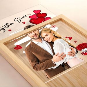 Fashion Modern <b>Double</b> Transparent <b>Photo</b> <b>Frames</b> Custom Logo UV Printing Home Decor Ornament - Product Image 3
