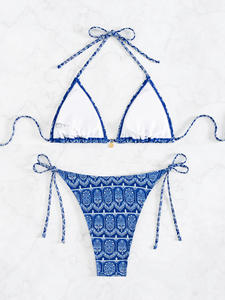 Bikinis 2026, Traje de <span class=keywords><strong>Baño</strong></span> Sexy para Mujer, Conjunto de Bikini Femenino, Traje de <span class=keywords><strong>Baño</strong></span> con Push-up, Biquini Estampado, Trajes de <span class=keywords><strong>Baño</strong></span>, Ropa de Playa - Product Image 3