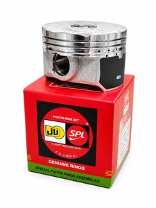 Kit de Pistón para Bajaj Maxima 4V BS6, Diámetro de 67.00 mm, Anillo OEM con Recubrimiento de Molibdeno, Pistón Nuevo de 67.00 mm - Product Image 2