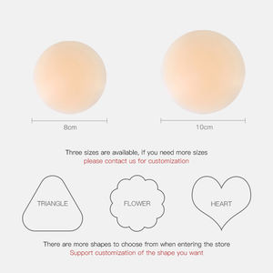 Penutup Puting Mulus Tidak Terlihat Payudara Silikon Perekat Tanpa Lem Matte Tahan Air - Product Image 5