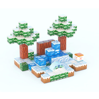 Blocs magnétiques Jouets pour enfants Cube de construction magnétique STEM pour les tout-petits Jouet éducatif Montessori pour le développement des enfants