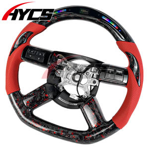 Volant Sport LED RPM en Fibre de Carbone Forgée Sur Mesure pour Chrysler 300 300c 300srt SRT8 <span class=keywords><strong>Dodge</strong></span> <span class=keywords><strong>Charger</strong></span> Challenger 2005-2008 - Product Image 3