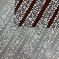 Dentelle fine à motif floral ajouré, personnalisable avec logo, pour robes Lolita et décoration de vêtements