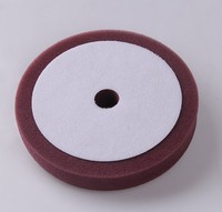 Remise 8 pouces Stock détail polissage mousse noire éponge tampon de polissage pour outil de polissage de voiture