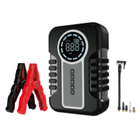 JSQC-20000 12V 20 000 mAh Démarreur de saut multifonctionnel, gonfleur de pneus de voiture et chargeur de téléphone portable, batterie externe pour camion et moto