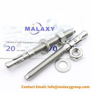 Malaxy สลักเกลียวยึดผนังชุบสังกะสี M6 A2-70สลักเกลียวลิ่ม Sus304 <span class=keywords><strong>M16</strong></span> M10 M8 M13ขยายได้ - Product Image 3