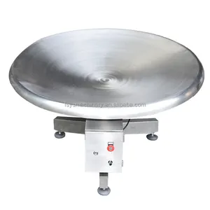 1.2m 1.5m 360 degree adjustable electric rotating table Rotary round sorting Accumulating Table