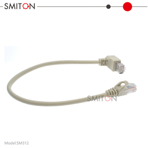 LSZH Cat5 con angolo di 90 gradi verso il basso Ethernet Patch cavo per <span class=keywords><strong>Internet</strong></span> - Product Image 6