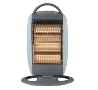 Chauffe halogène électrique 1200W infrarouge radiant 3 tubes chauffants tête de secousse rotative de haute qualité avec poignée de commutation
