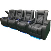 Chaise de cinéma haute puissance, Offre Spéciale pouces, pour home cinéma avec lumières LED et rangement, à vendre