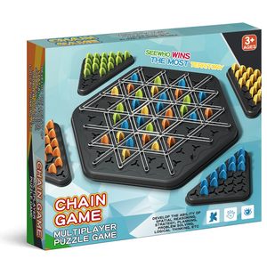 Nouveaux <span class=keywords><strong>jeux</strong></span> <span class=keywords><strong>de</strong></span> tendance Portable <span class=keywords><strong>jeux</strong></span> <span class=keywords><strong>de</strong></span> société interactifs Sports <span class=keywords><strong>de</strong></span> plein air jouets famille fête chaîne Triangle jeu d'échecs pour les enfants - Product Image 5