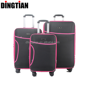 Juego <span class=keywords><strong>de</strong></span> 3 <span class=keywords><strong>Maletas</strong></span> Prácticas <span class=keywords><strong>de</strong></span> Tela con 4 Ruedas Giratorias para Viajes Diarios, Equipaje <span class=keywords><strong>de</strong></span> Mano, Maleta con Ruedas <span class=keywords><strong>de</strong></span> 20 Pulgadas - Product Image 4