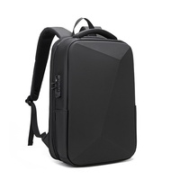 Sac à dos professionnel pour ordinateur portable, coque rigide en EVA, grande capacité, unisexe, antivol, avec serrure, en ABS et polyester, pour les déplacements et les voyages