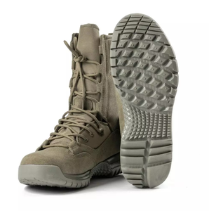 Botas de Combate DFDB02 Marrones de Manga Larga, Botas Tácticas para Entrenamiento de Montañismo al Aire Libre, Calzado para Entrenamiento - Product Image 3