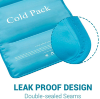 Compresse froide pour le dos et le corps entier World-bio, pour soulager la douleur, couverture de glace pour dormir, coussin de glace réutilisable