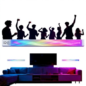 Rgb Ambient Magnetic <b>Light</b> <b>Led</b> Strip Touch Control Colorful Party Fill <b>Light</b> For Wardrobe Home Decor - Product Image 5