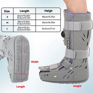 รองเท้าบู้ทสำหรับกระดูกและข้อทางการแพทย์อุปกรณ์ช่วยเดินแตกหักช่วยเดินได้พร้อมเบาะอากาศ - Product Image 3