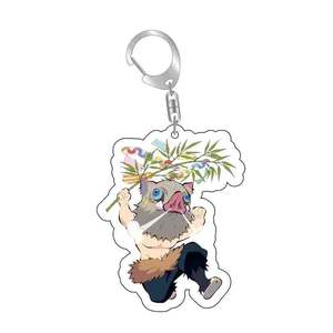 Vente en gros de Tueur de Démons Acrylique Transparent Kamado Nezuko Tueur de Démons Figurine Corps Porte-clés de Voiture Anneau Pendentif Bijoux Cadeau - Product Image 4