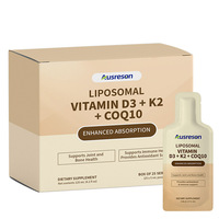 VitaSpring Vitamine D3 K2 CoQ10 en poudre, soutien immunitaire, compléments alimentaires naturels à base de plantes, vitamine D3 K2 CoQ10 liposomale biologique, boisson